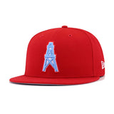 Houston Oilers Front Door Red New Era 9Fifty Snapback