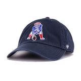 New England Patriots Legacy Navy 47 Brand Clean Up Dad Hat