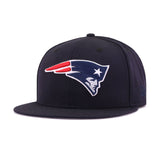 New England Patriots Navy Oceanside Blue Scarlet New Era 9Fifty Snapback