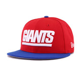 New York Giants Scarlet Calming Blue New Era 59Fifty Fitted