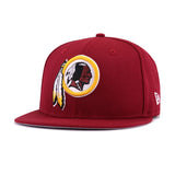 Washington Redskins Cardinal Red Maroon A's Gold Superbowl 26 New Era 9Fifty Snapback