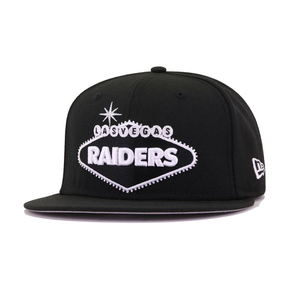 Las Vegas Raiders Black Welcome to Las Vegas New Era 59Fifty Fitted