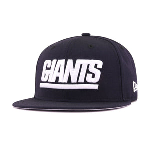 New York Giants Navy Wordmark New Era 9Fifty Snapback