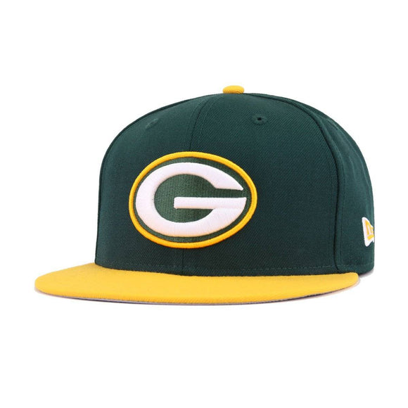 Green Bay Packers Dark Green A's Gold New Era 9Fifty Snapback