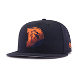 Denver Broncos Legacy Navy Orangeade New Era 9Fifty Snapback