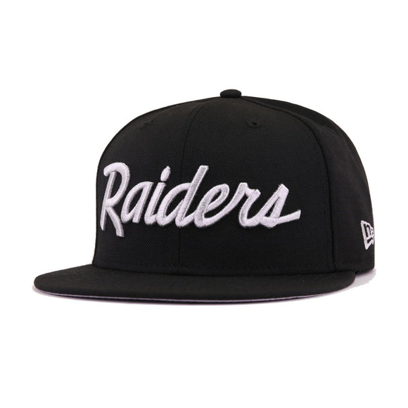 Las Vegas Raiders Black Sideline New Era 59Fifty Fitted