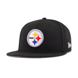 Pittsburgh Steelers Black New Era 9Fifty Snapback