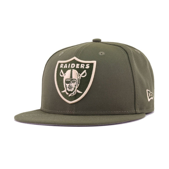 Las Vegas Raiders New Olive New Era 9Fifty Snapback