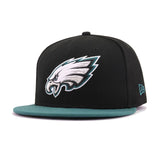 Philadelphia Eagles Black Pine Needle Green New Era 59Fifty Fitted