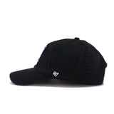 New England Patriots Legacy Black 47 Brand Clean Up Dad Hat