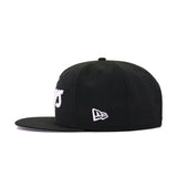 Las Vegas Raiders Black Wordmark New Era 9Fifty Snapback