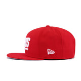 New York Giants Scarlet Wordmark Logo New Era 9Fifty Snapback