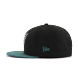 Philadelphia Eagles Black Pine Needle Green New Era 59Fifty Fitted