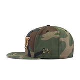 New York Giants Woodland Camouflage Wordmark New Era 9Fifty Snapback