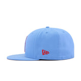 Houston Oilers Radiant Blue New Era 59Fifty Fitted
