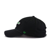 Philadelphia Eagles Legacy Black 47 Brand Clean Up Dad Hat