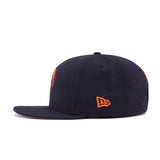 Denver Broncos Legacy Navy Orangeade New Era 9Fifty Snapback