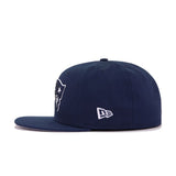 New England Patriots Oceanside Blue New Era 59Fifty Fitted
