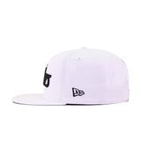 Las Vegas Raiders White Script New Era 9Fifty Snapback