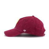 Washington Redskins Cardinal Red 47 Brand Clean Up Dad Hat