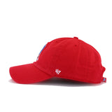 New England Patriots Legacy Scarlet 47 Brand Clean Up Dad Hat