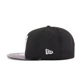 Las Vegas Raiders Black Patent Leather New Era 59Fifty Fitted