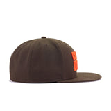 Cleveland Browns Walnut Wordmark New Era 9Fifty Snapback