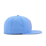 Houston Oilers Radiant Blue New Era 59Fifty Fitted