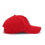New England Patriots Legacy Scarlet 47 Brand Clean Up Dad Hat