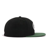 New York Jets Black Cilantro Green New Era 59Fifty Fitted