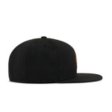 New Orleans Saints Black Dark Tan New Era 9Fifty Snapback