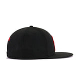 Las Vegas Raiders Black Scarlet New Era 9Fifty Snapback