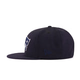 New England Patriots Navy Oceanside Blue Scarlet New Era 9Fifty Snapback