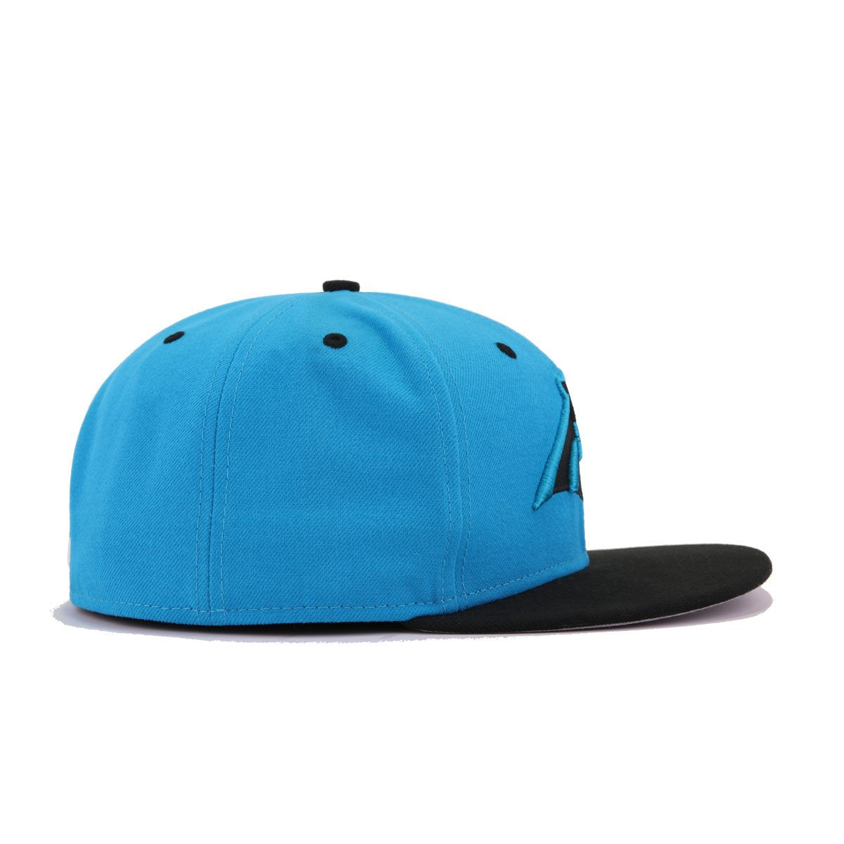 Carolina Panthers Sunwash Blue Black New Era 59Fifty Fitted