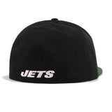 New York Jets Black Cilantro Green New Era 59Fifty Fitted