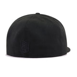 New England Patriots Black on Black New Era 59Fifty Fitted