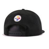 Pittsburgh Steelers Black New Era 9Fifty Snapback