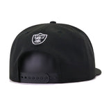 Las Vegas Raiders Black Wordmark New Era 9Fifty Snapback