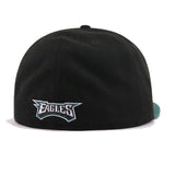 Philadelphia Eagles Black Pine Needle Green New Era 59Fifty Fitted