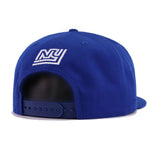 New York Giants Calming Blue White Wordmark Logo New Era 9Fifty Snapback