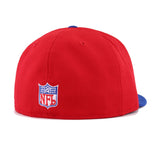 New York Giants Scarlet Calming Blue New Era 59Fifty Fitted