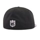 Las Vegas Raiders Black Patent Leather New Era 59Fifty Fitted