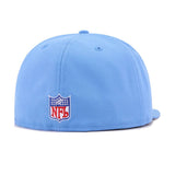 Houston Oilers Radiant Blue New Era 59Fifty Fitted