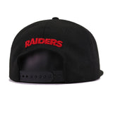 Las Vegas Raiders Black Scarlet New Era 9Fifty Snapback
