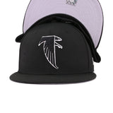 Atlanta Falcons Legacy Black New Era 59Fifty Fitted