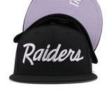Las Vegas Raiders Black Sideline New Era 59Fifty Fitted