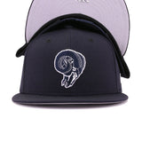 Los Angeles Rams Legacy Navy New Era 9Fifty Snapback