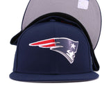 New England Patriots Oceanside Blue Metal and Thread New Era 59Fifty Fitted