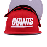 New York Giants Scarlet Wordmark Logo New Era 9Fifty Snapback