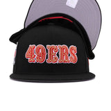 San Francisco 49ers Black Super Bowl 24 New Era 9Fifty Snapback